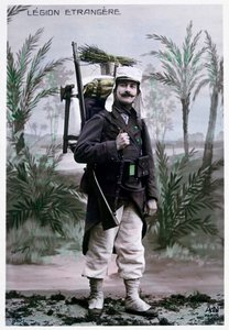 Fransız Yabancı lejyoneri, c1900.