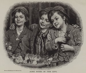 Şehirdeki Haziran Gülleri (gravür) by J. Gillis Brown