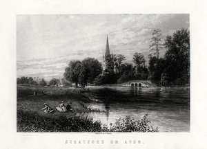 Stratford, Avon, İngiltere, 1883 by J. Godfrey