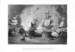 Navarin Deniz Savaşı, 20 Ekim 1827, 1893. by J. Godfrey