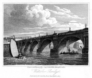 Waterloo Köprüsü, Londra, 1817.