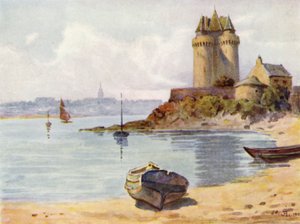 La Tour Solidor, Saint Servan (renkli taş)