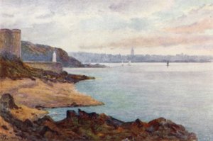 Mole des Noires ve Dinard, St Malo Plajı