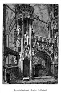Henry V Tapınağı, Westminster Manastırı, 1843