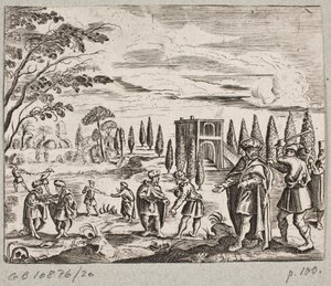 Adam Olearius til illüstrasyon, “Dahice bir şair Schich Saadi tarafından Farsça Rosenthal […]”, Schleswig 1660