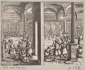 Adam Olearius til illüstrasyon, “Dahice bir şair Schich Saadi tarafından Farsça Rosenthal […]”, Schleswig 1660