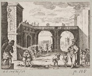 Adam Olearius til illüstrasyon, “Dahice Şair Schich Saadi tarafından Farsça Rosenthal […]”, Schleswig 1660 by J. Muller