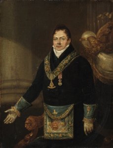 Augustus Frederick, Sussex Dükü Büyük Üstat olarak, 1827 by J. Naish