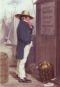 Homeward Bound, The Quay of New York, T.H.E. Mcguire, 1854 (bkz. 189006) by J Nicol