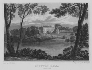 Bretton Hall, Yorkshire (gravür)