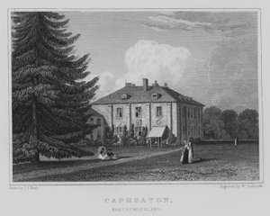 Capheaton, Northumberland (gravür) by John Preston Neale