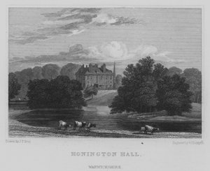 Honington Hall, Warwickshire (gravür) by John Preston Neale