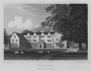 Oakley, Northamptonshire (gravür) by John Preston Neale