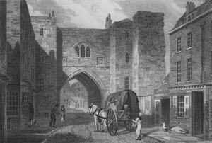 Aziz John Kapısı, Clerkenwell (gravür) by John Preston Neale
