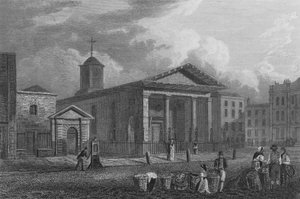 St Paul Kilisesi, Covent Garden (gravür)