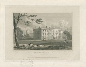 Swynnerton Hall: gravür, nd [c 1821] (baskı)