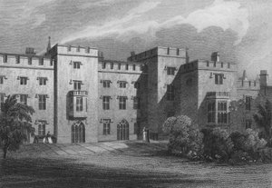 Konuşmacının Evi, Westminster, Nehir önü (gravür)