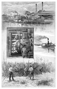 Şeker endüstrisi, Richmond Nehri, Yeni Güney Galler, Avustralya, 1886.