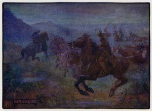 16. yüzyılın başlarında Border Reivers tarafından İngiliz-İskoç Sınırlarına Baskın