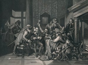Charles Muhafız Odasında İlk, 1649, 19. yüzyılın ortaları. by J. Rogers