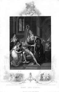 Edwy ve Elgiva, 19. yüzyıl by J. Rogers