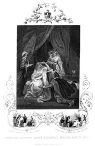Kraliçe Elizabeth ve Essex Kontu arasındaki röportaj, 19. yüzyıl. by J. Rogers