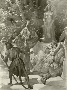 Sihirli Flüt, II. Perde sahne vii (gravür)