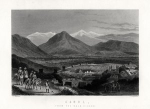 Cabul, Bala Hisarı'ndan, 1883 by J. Stephenson