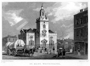 St Mary Kilisesi, Whitechapel, Londra, 1831.