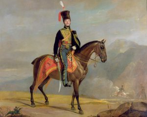 Kaptan William Drummond (1796-1881) 10. Hussars, 1819 by J. Watson