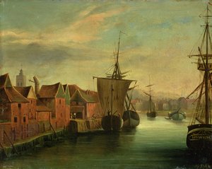 St. Catherines Quay, Ipswich, 1830 dolayları (tahta)