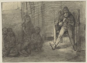 Adam çocuklara söylüyor by Jac van Looij