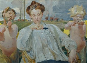 sanatçının karısı by Jacek Hyacinth Malczewski