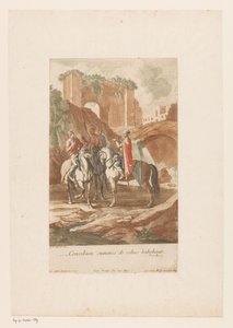 Kaptanların her gece istişareleri Consilium summis de rebus habebant (nesne üzerindeki başlık) by Jacob Andreas Fridrich (I)