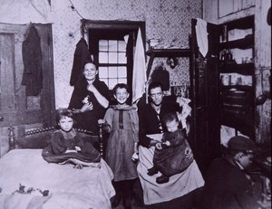 Gecekondu, New York City c.1905 (s/b fotoğraf)