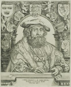 Danimarka Kralı II. Christian by Jacob Binck