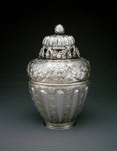 Kapaklı Zencefil Kavanozu, c.1677 (sterling gümüş) by Jacob Bodendick