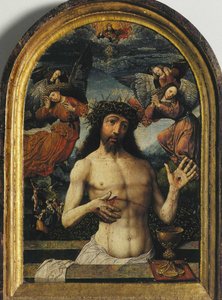 Acıların Adamı by Jacob Cornelisz van Oostsanen