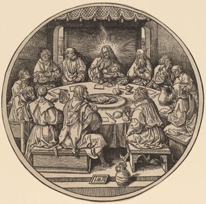 Son Akşam Yemeği by Jacob Cornelisz van Oostsanen after Albrecht Dürer