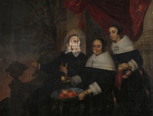 Aile portresi by Jacob Fransz. van der Merck