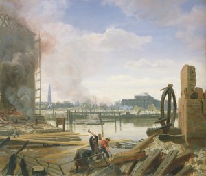 Yangından Sonra Hamburg, 1842