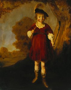 Bir Peyzajda Tam Boyda Duran Bir Çoban Olarak Genç Bir Çocuğun Portresi by Jacob Gerritsz Cuyp