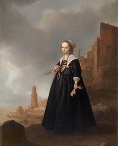 Sabah Gezintisi (panelde yağlı boya) by Jacob Gerritsz Cuyp