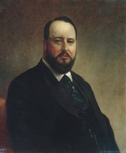 Joseph W. Drexel, 1877. by Jacob Hart Lazarus