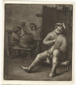 Bir handa uyuyan adam by Jacob Hoolaart