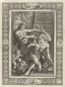 Hayal Gücü Baba Zamanı Evcilleştiriyor Başlık sayfası: J.C. weyerman. Hollandalı sanat ressamlarının ve sanat ressamlarının yaşam tasvirleri, 1729