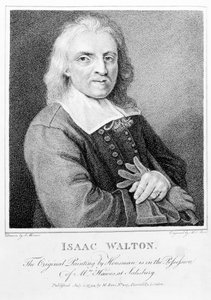 Marino Bovi (1758-1805) 1794 tarafından oyulmuş Isaac Walton (1593-1683) portresi