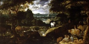 Hayvanları Büyüleyen Orpheus, 1601 (panel)