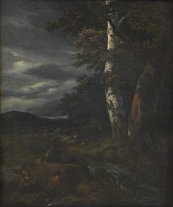 Avlanma Sahnesi ile Manzara by Jacob van Ruisdael