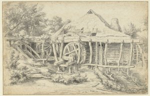 Su Değirmeni Görünümü by Jacob van Ruisdael